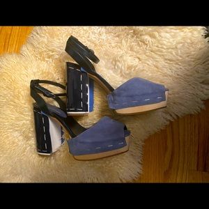 Free People Suede and Patent Heels